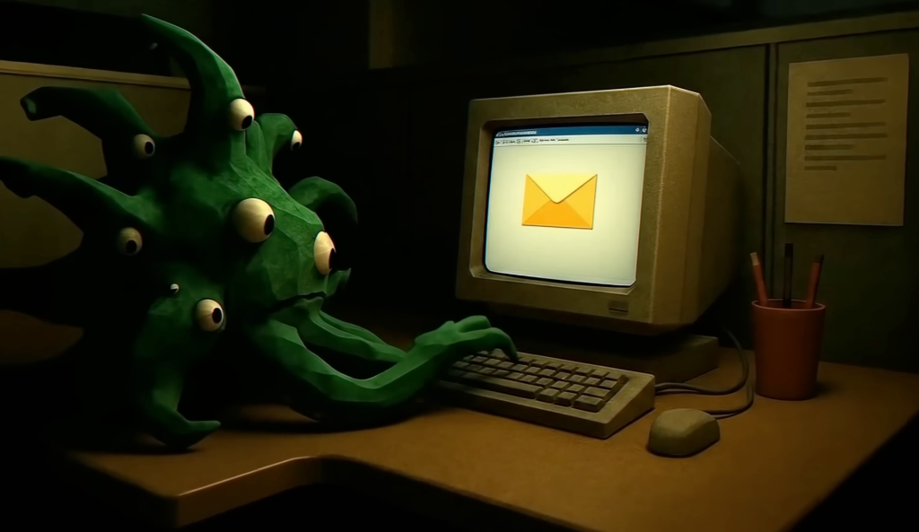 Species — AI video channel thumbnail featuring a stylized shoggoth illustration